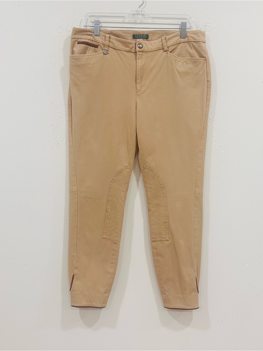 Lauren Ralph Lauren Women's Size 12 Beige Jodhpurs Equestrian Riding Pants